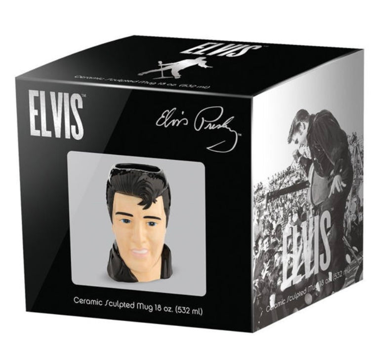 ELVIS PRESLEY 18 OZ. SCULPTED CERAMIC MUG