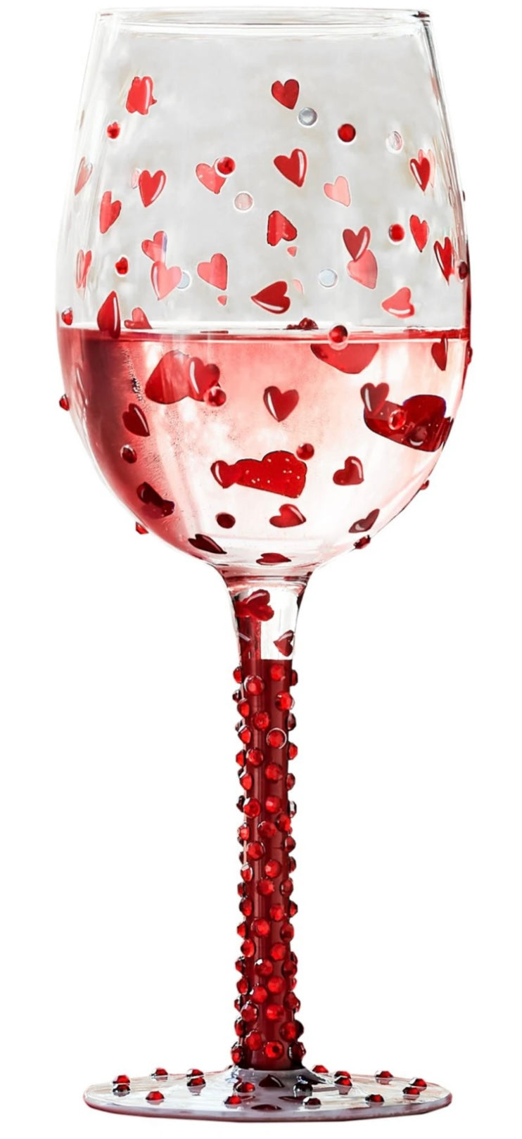 “RED HOT" Lolita Wine Glass