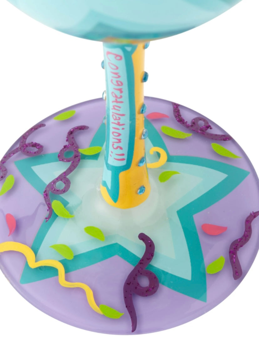 Happy Retirement Lolita Wine Glass
