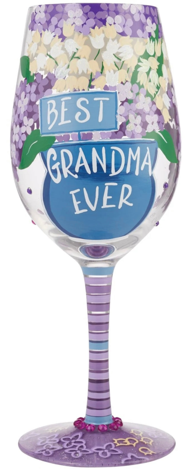 “Best Grandma Ever” Lolita Wine Glass