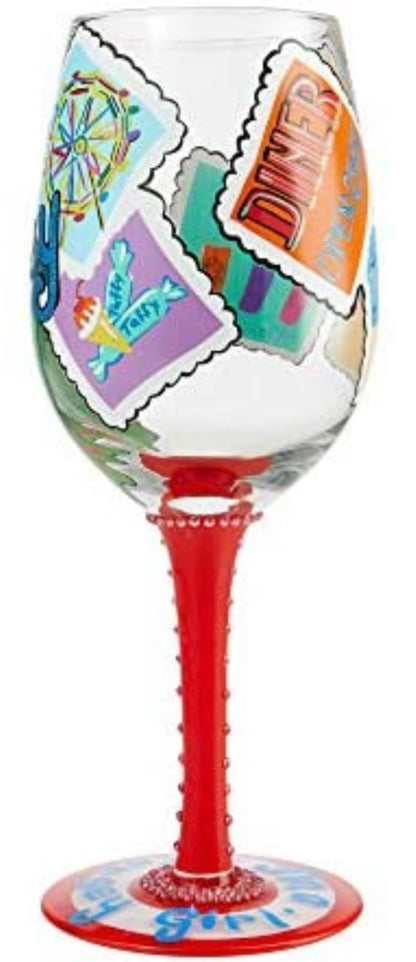 “Jersey Girl” Lolita Wine Glass