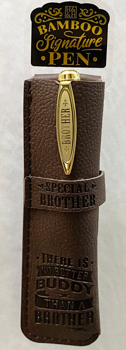 “Special Brother” Bamboo Name Pen
