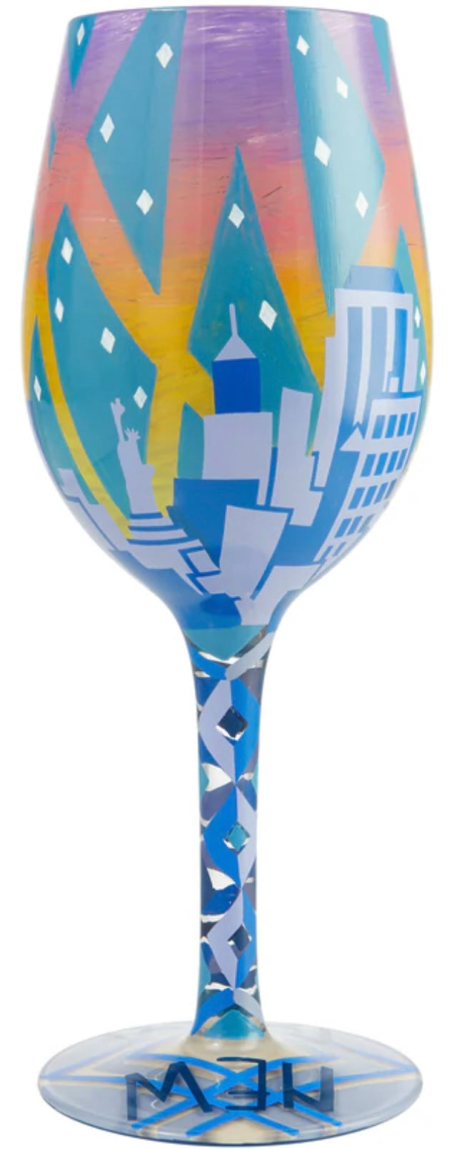 “New York Nights” Lolita Wine Glass