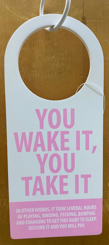 Shhh Door Hanger