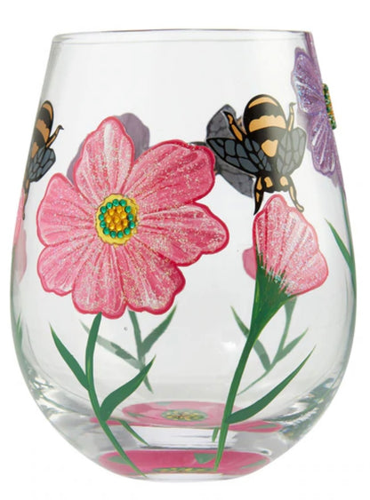 “My Drinking Garden” Lolita Stemless Wine Glass