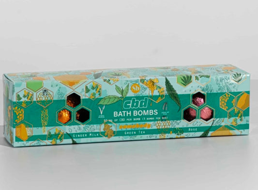 CBD Essential Oil Bath Bombs (3-pack)