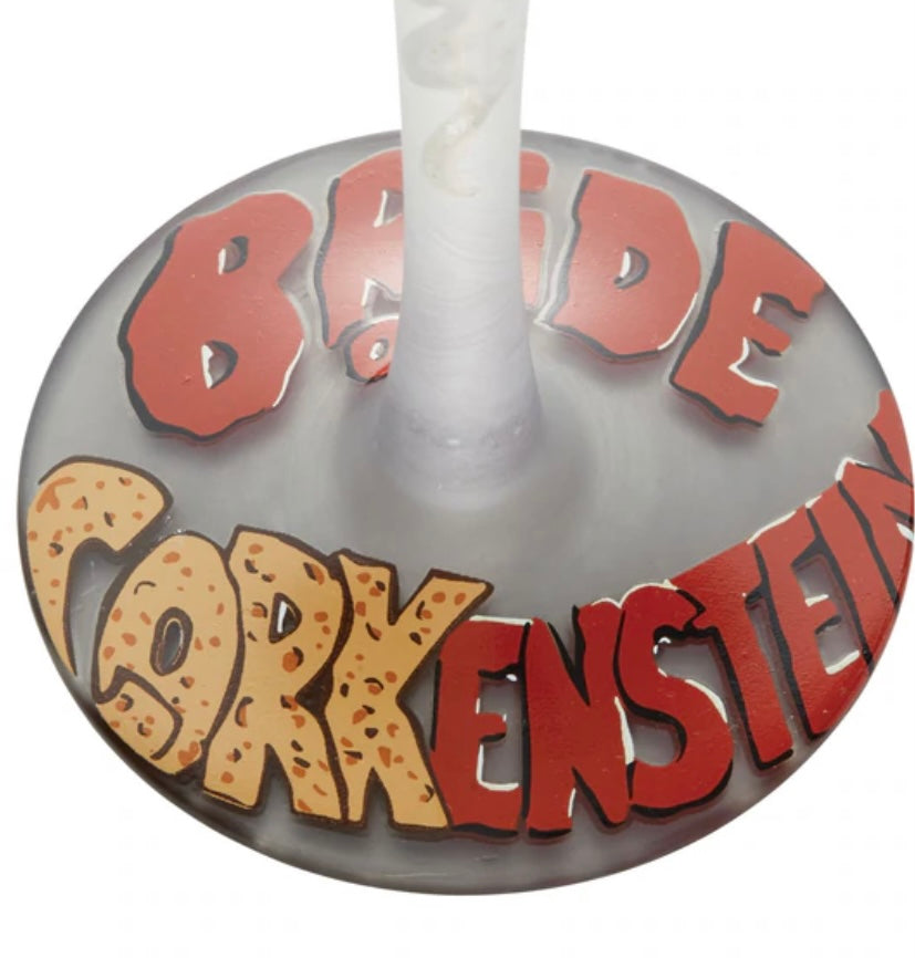 “Bride of Corkenstein” Lolita Wine Glass