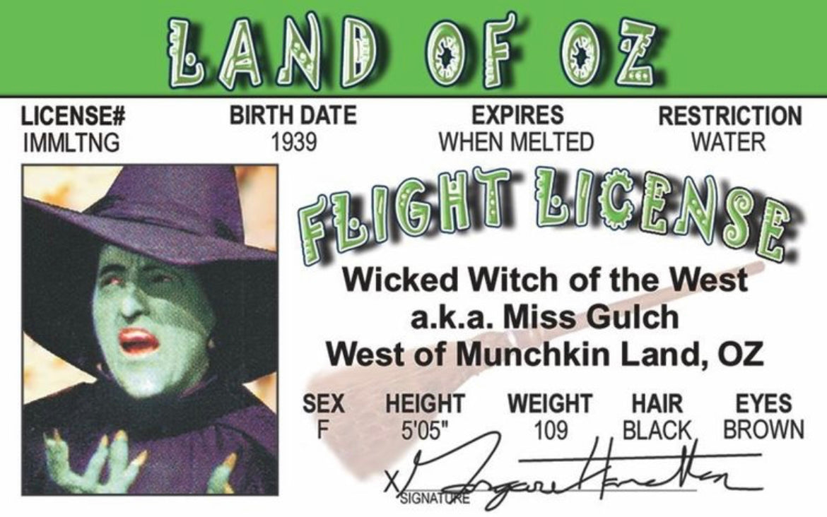 Wicked Witch of Oz ID