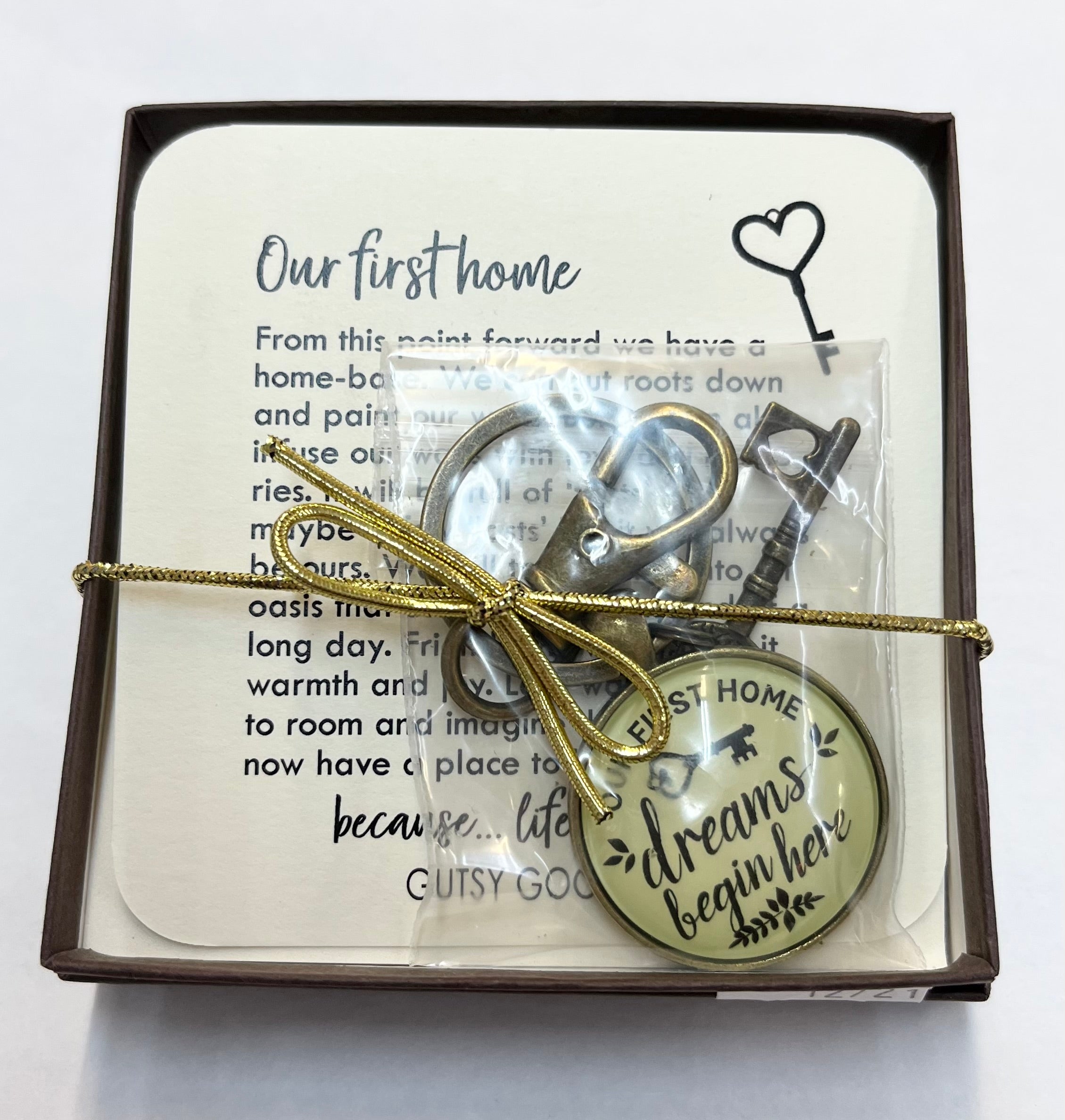 Our First Home Key Chain