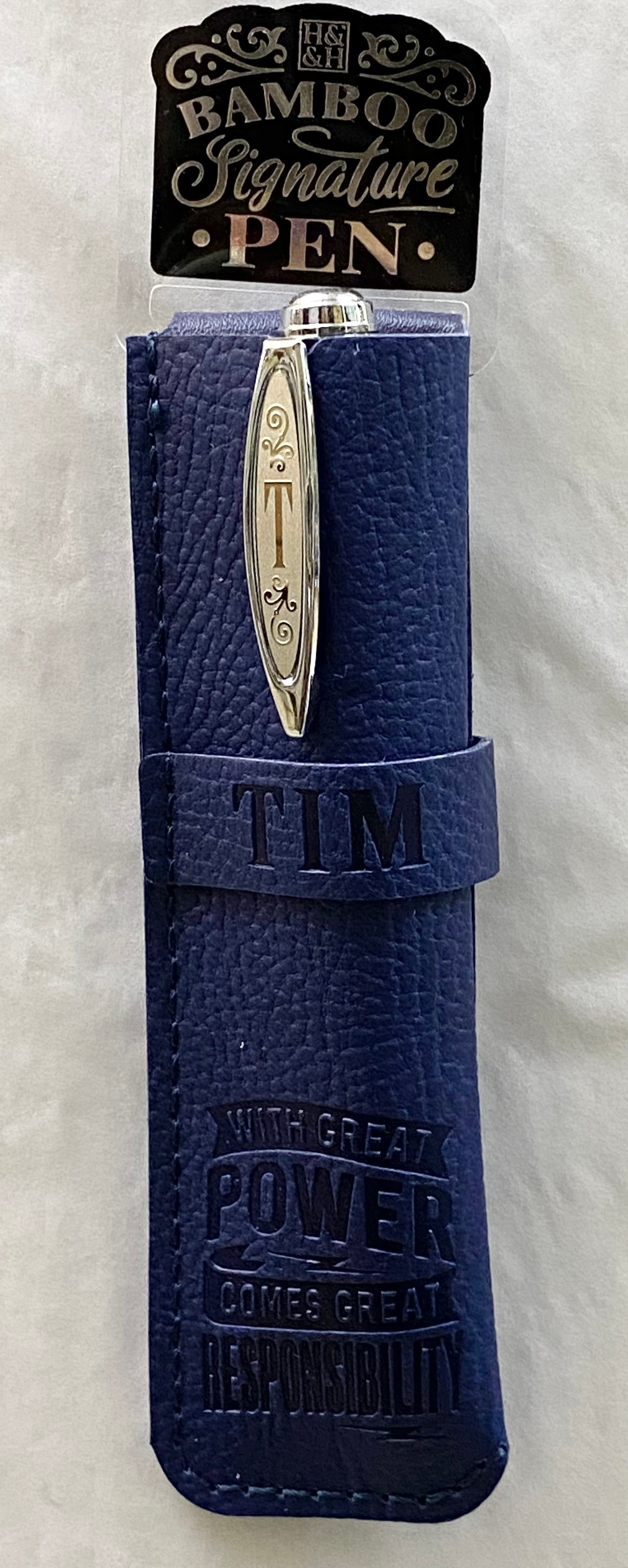 Tim Bamboo Name Pen