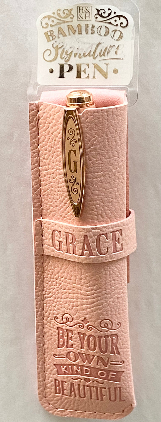 “Grace” Bamboo Name Pen