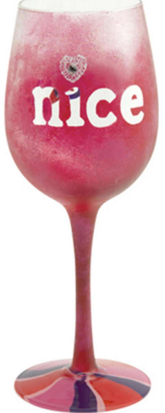 “Valentine’s Naughty And Nice” Lolita Wine Glass