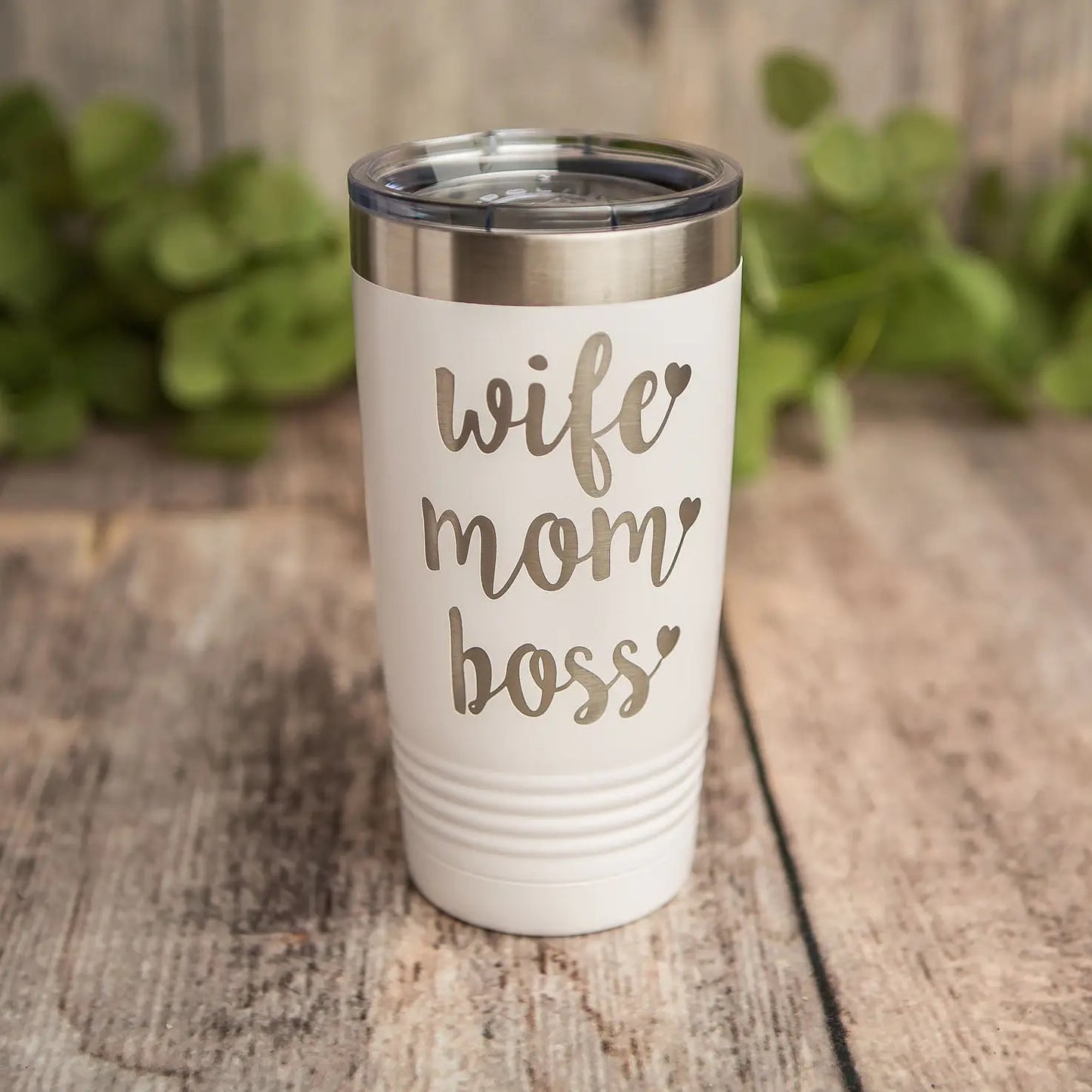 Wife Mom Boss Tumbler