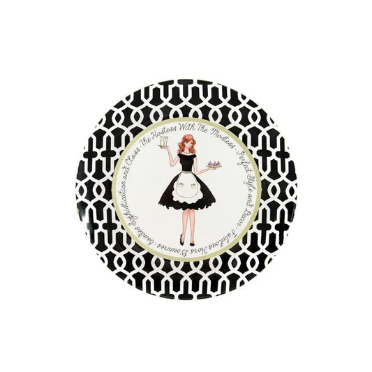 Hostess With the Mostess Ceramic Plate