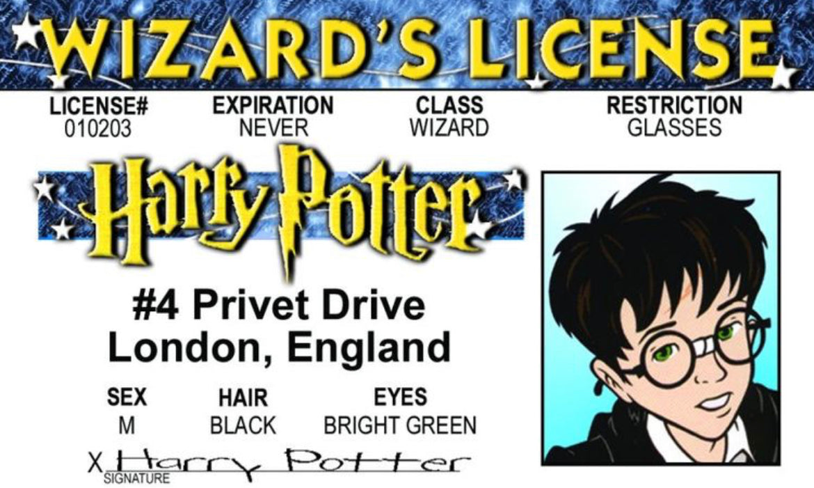 Harry Potter License