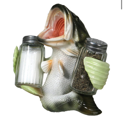 Bass Salt and Pepper Shakers