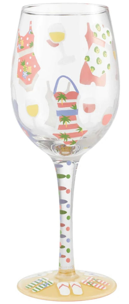 “Cabana Cutie” Lolita Wine Glass