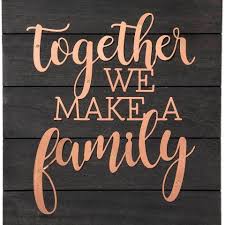 Together We Make a Family Wall Hanging