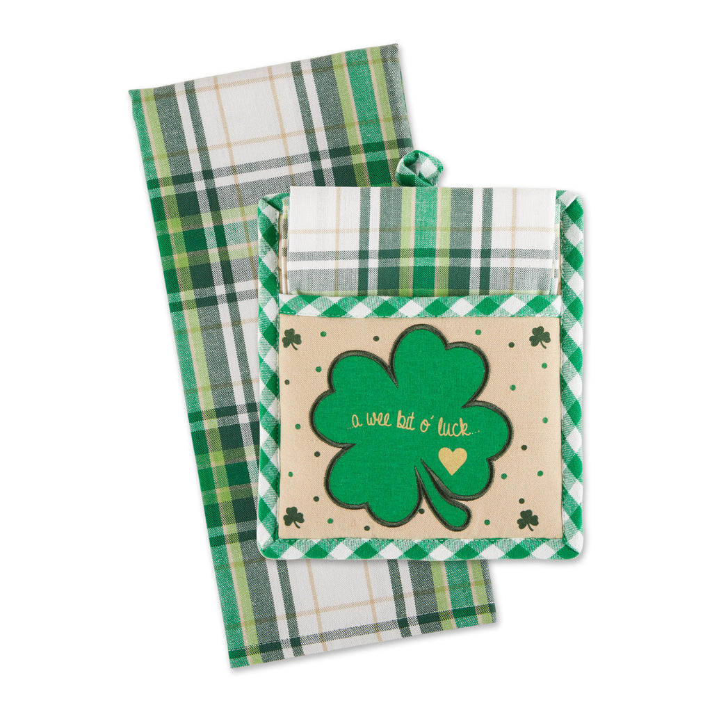 A Wee Bit of Luck Potholder Gift Set