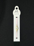 Pink Gold Plated Evil Eye Bracelet