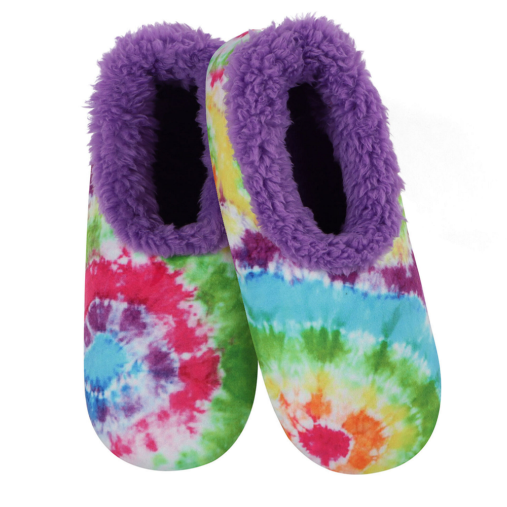 Peace Out Tie Dye Purple Women's Snoozies