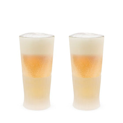 Glass FREEZE™ Beer Glass (set of two)