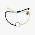Two-Tone Full Circle Silver Charm Bracelet