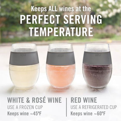 Wine FREEZE™ Translucent Cooling Cups (set of 4)