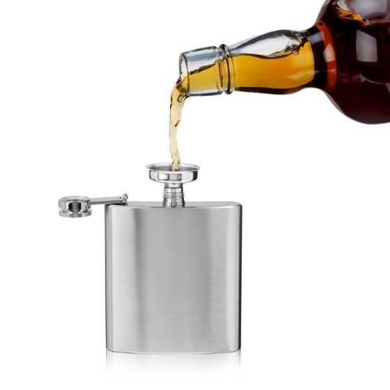 Stainless Steel Flask with Funnel